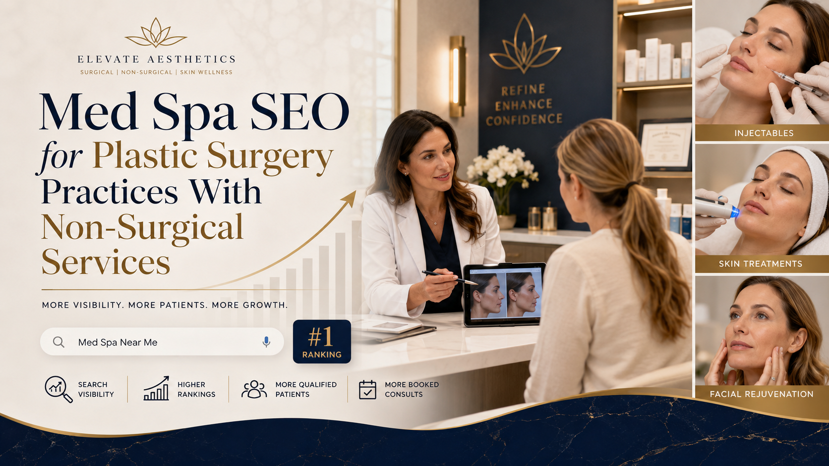 Med Spa SEO for Plastic Surgery Practices With Non-Surgical Services article preview by Vistrane